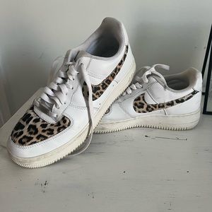Cheetah print AF1s